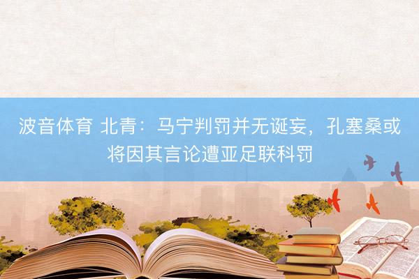 波音体育 北青：马宁判罚并无诞妄，孔塞桑或将因其言论遭亚足联科罚